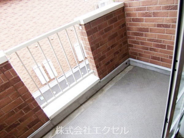 バルコニー　南東向きです