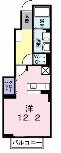 ハーベスト スクエア弐番館の間取り写真