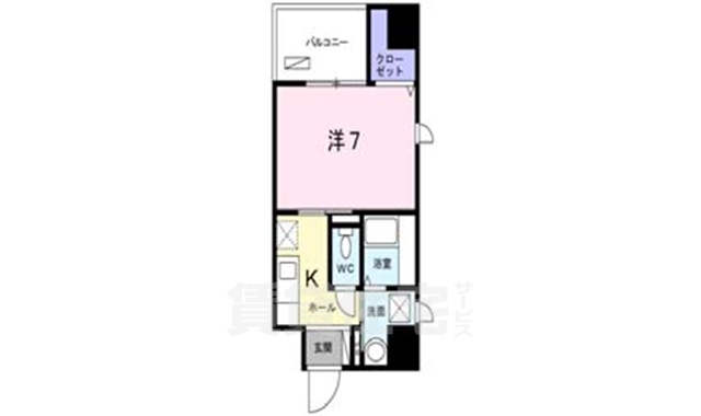 南海本線 堺駅 徒歩9分 8階建 築12年の間取り写真