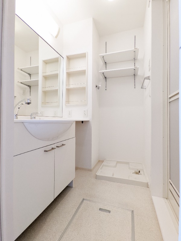 洗面設備　図面と現状に相違がある場合には現状を優先