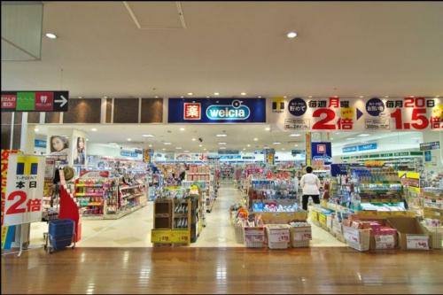 ドラックストア　ウエルシア世田谷砧店（ドラッグストア）まで415m