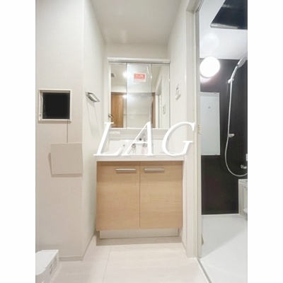 洗面設備　洗面台です。