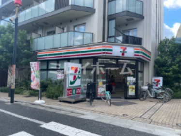 コンビニ　セブン-イレブン 品川豊町６丁目店（コンビニ）まで445m