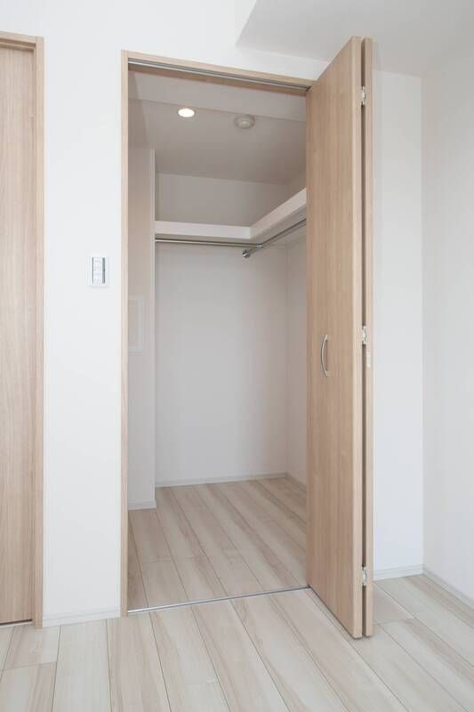 収納　自慢のウォークインクローゼット