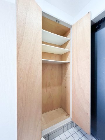 収納　たっぷりとした収納スペースです