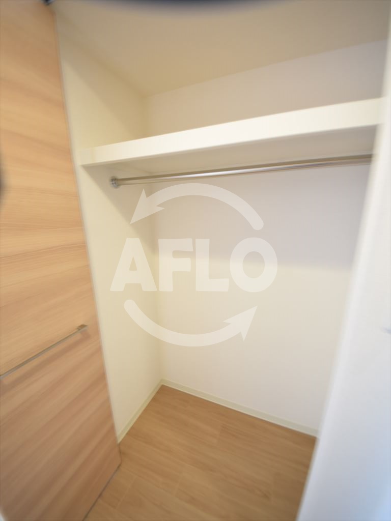 収納　ララプレイス難波メティス　クローゼット