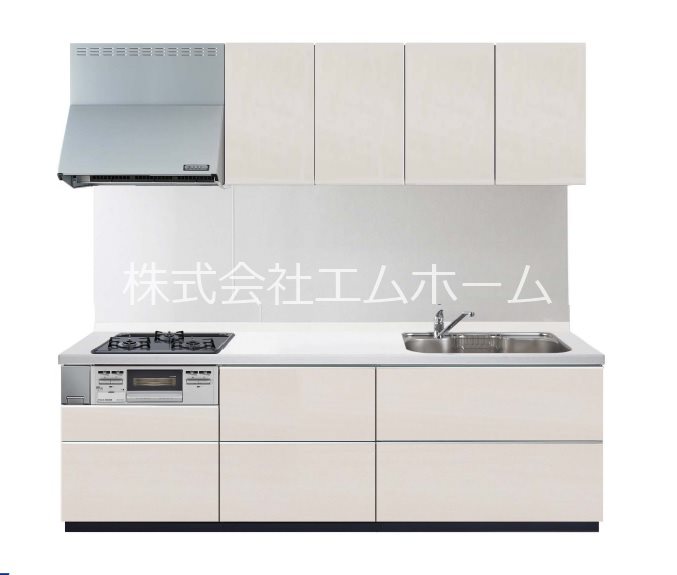 キッチン　システムキッチン（ガス3口・グリル）新調します