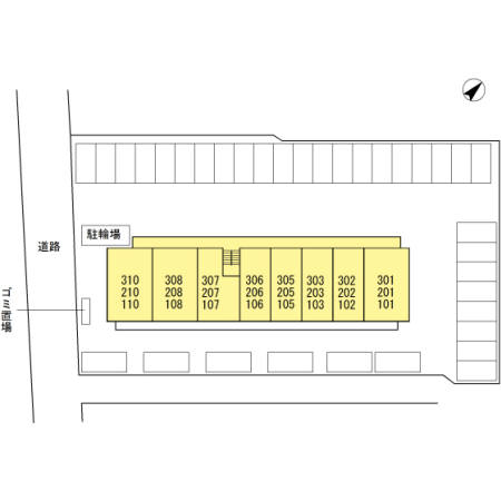 駐車場　区画図