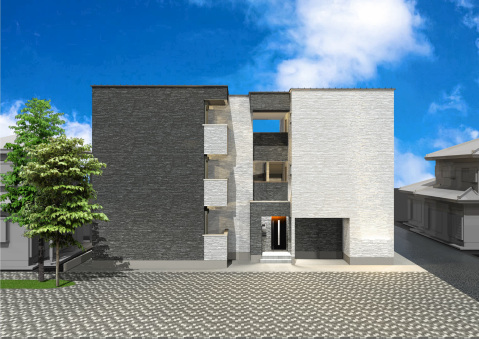 建物外観　お問合せはシティホーム海田センター　082-821-2227