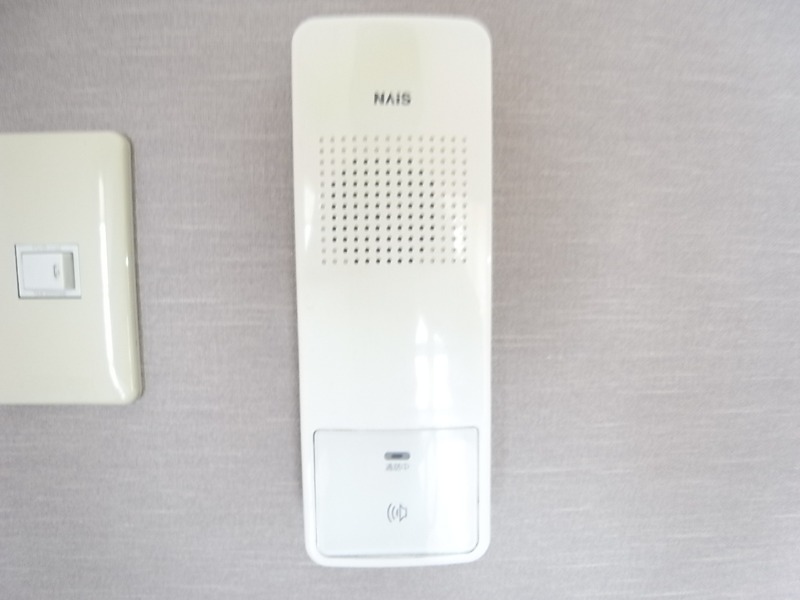 セキュリティ　来客時はこちらで確認できます。