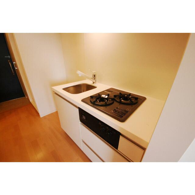 キッチン　２口ガスコンロ※写真は同タイプ別部屋