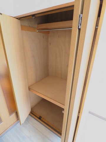 収納　写真は別号室のものとなります。