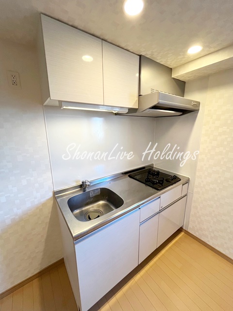 キッチン　便利なガスコンロ付♪