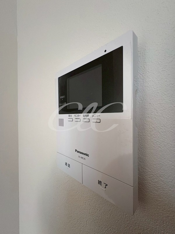 セキュリティ　モニター付きインターホン