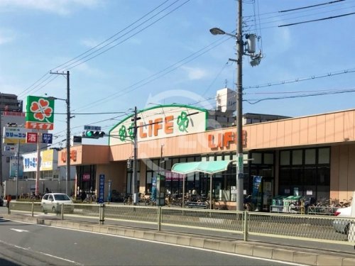 スーパー　ライフ此花伝法店（スーパー）まで800m