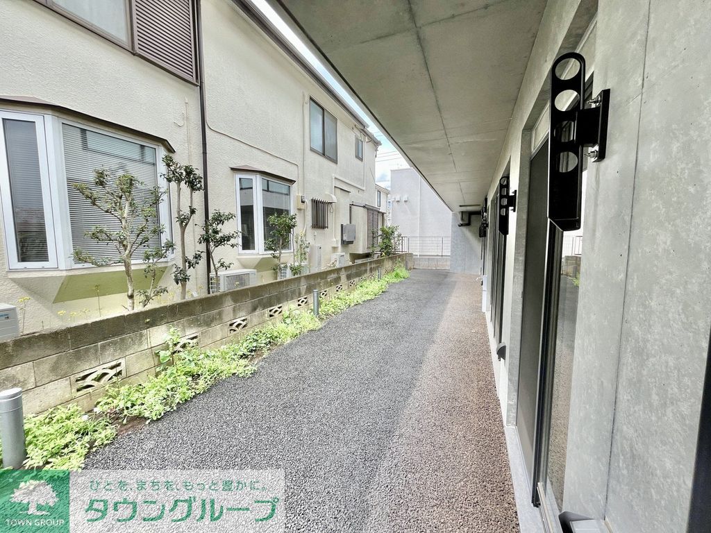 バルコニー　庭