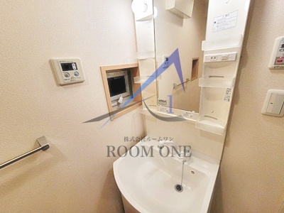 洗面設備　洗面台です。