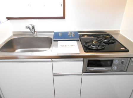キッチン　うれしい2口ガスコンロ付き