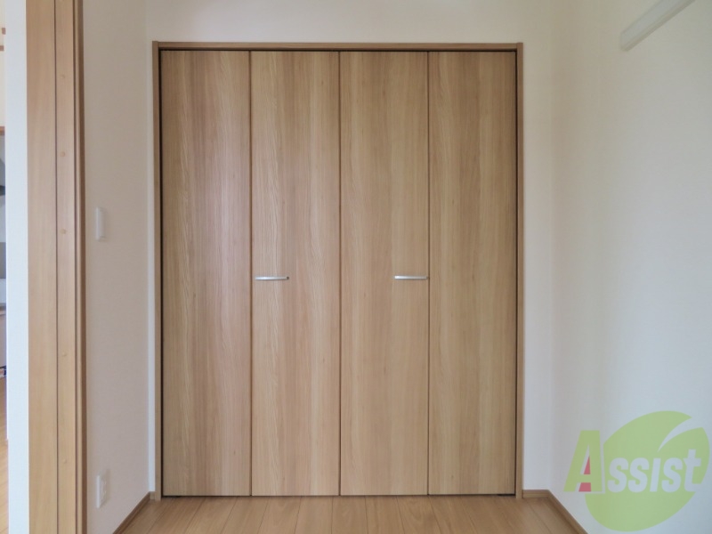 収納　クローゼット。荷物がたくさんあっても問題ないですね。