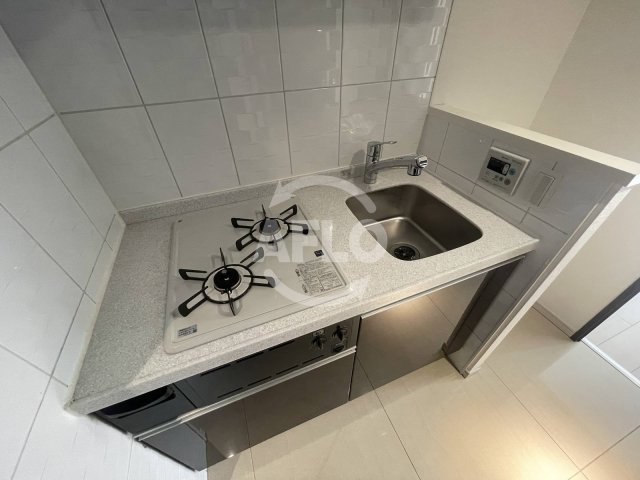 キッチン　カスタリアタワー肥後橋　２口ガスコンロ