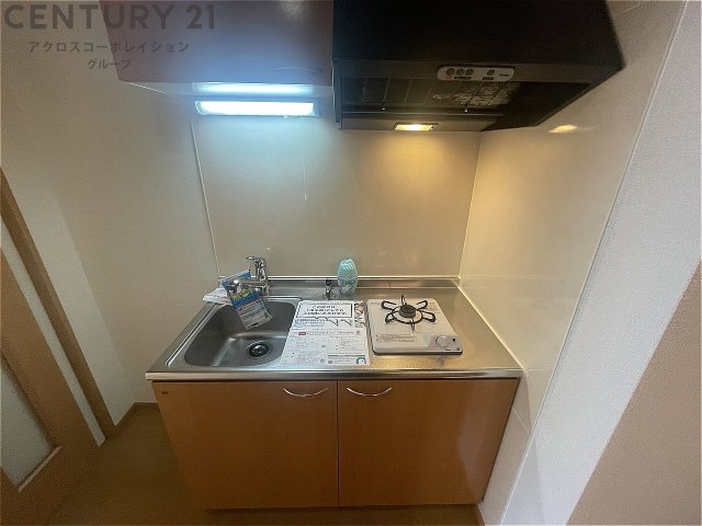 キッチン　1口ガスコンロのキッチンです！