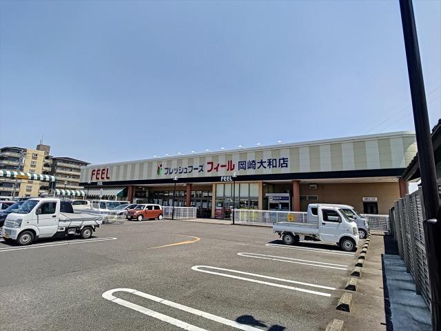 スーパー　フィール岡崎大和店（スーパー）まで497m