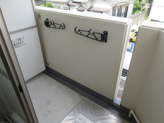 バルコニー　明るいですよね。