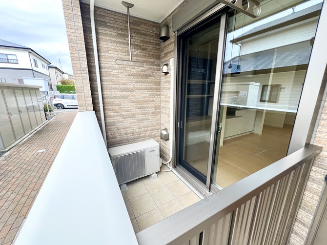 バルコニー　※画像と反転タイプのお部屋です