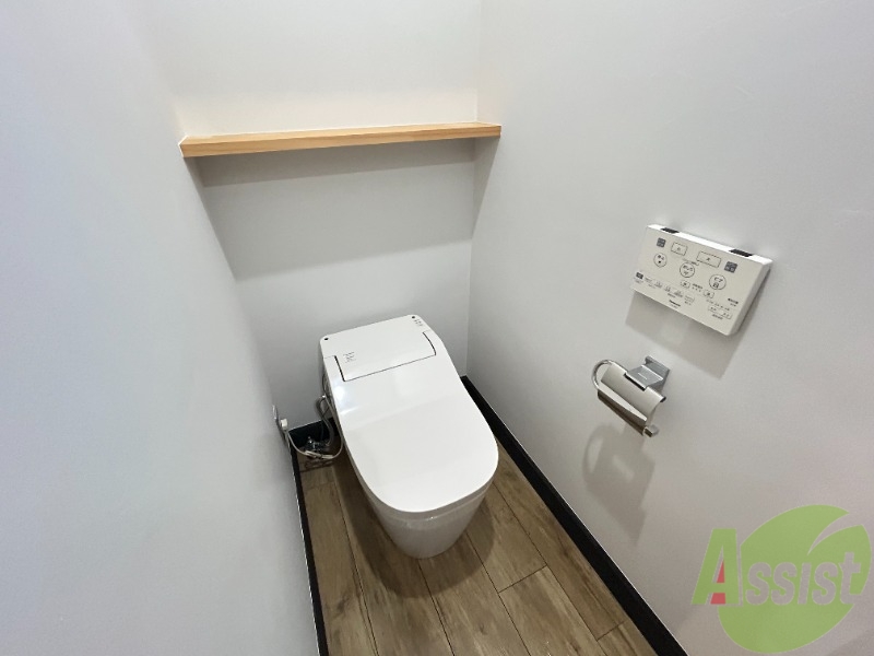 トイレ　トイレはウォシュレット付きなので安心して過ごせます。