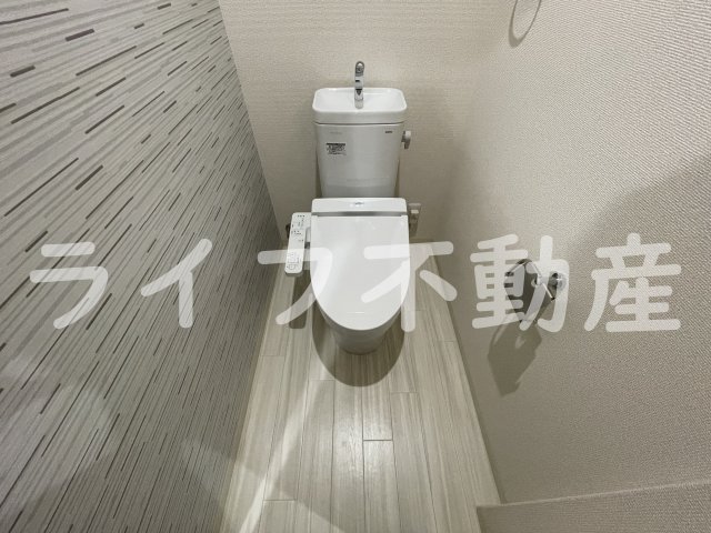 トイレ　ゆったりとした空間のトイレです