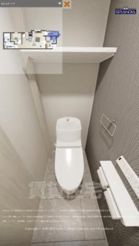 ルッソ豊中蛍池のトイレ写真