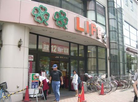 スーパー　ライフ深川猿江店（スーパー）まで859m