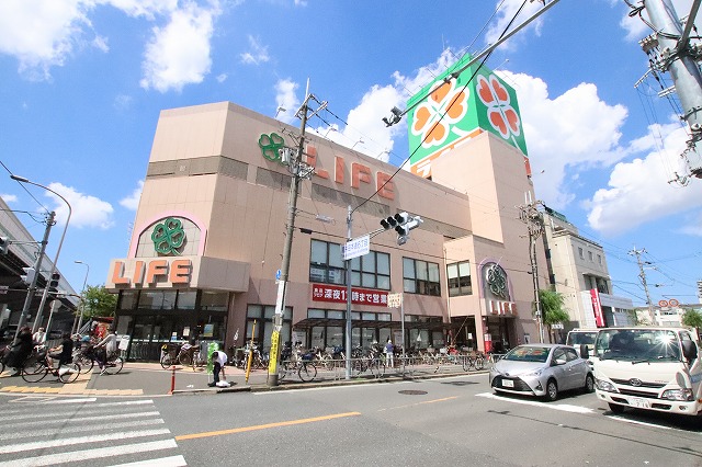 スーパー　ライフ 高井田店（スーパー）まで413m