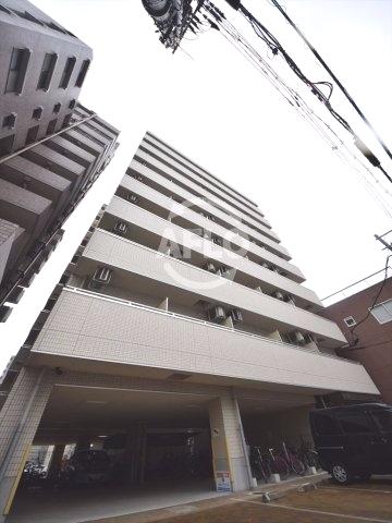 建物外観　オーロラ・タワー難波　おしゃれな外観