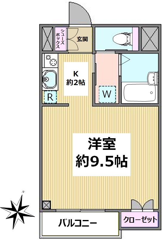 K’s上池台の間取り写真