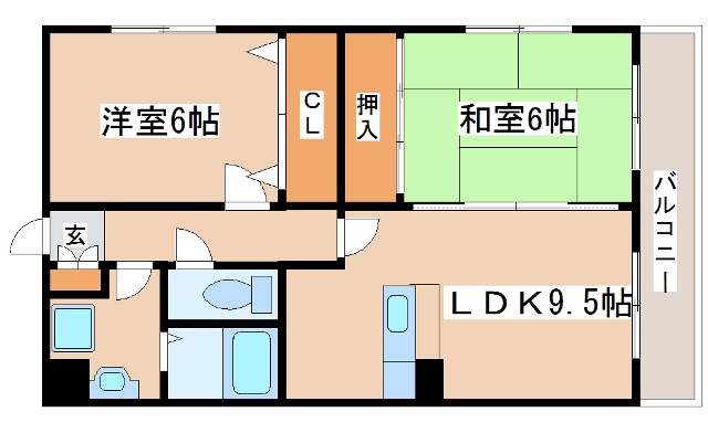 La Vista Hiroseの間取り写真