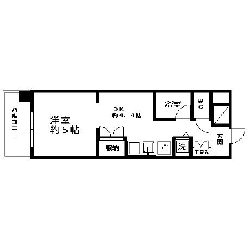 シティスクエア恵比寿の間取り写真