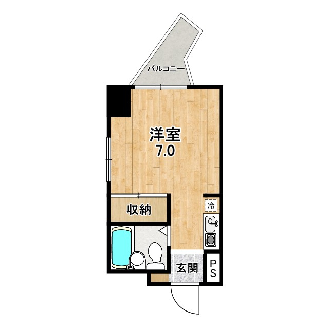 シンプルライフ荒田の間取り写真