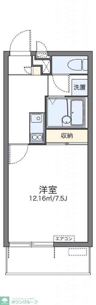 レオパレスマインの間取り写真