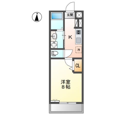 ミレニアムパレス権堂の間取り写真