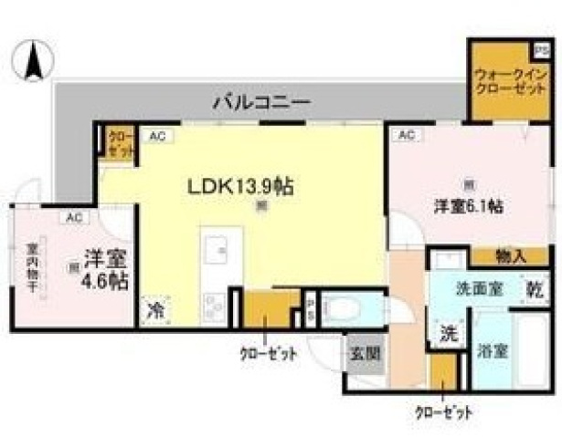 近鉄南大阪線 今川駅 徒歩15分 3階建 新築の間取り写真