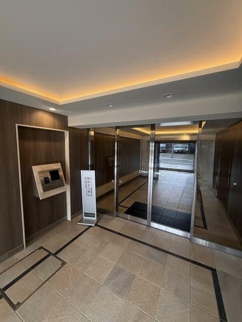 エントランス　分譲タイプです