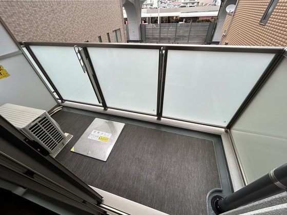 バルコニー　※別部屋の写真です