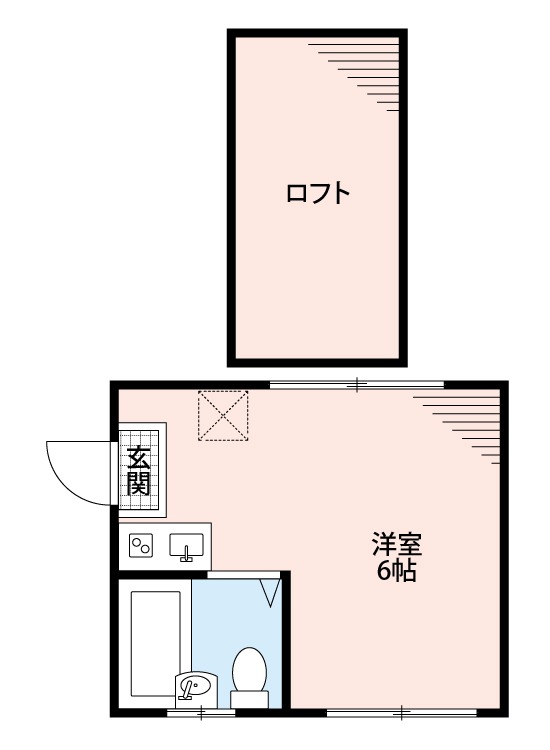 フロンティアハイムの間取り写真