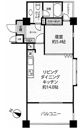 ランド南青山の間取り写真