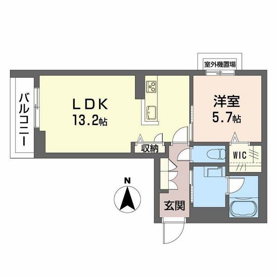 天神山パークメゾンの間取り写真