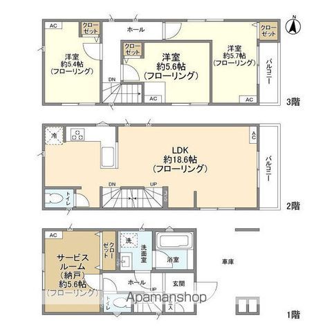 Kolet町屋10の間取り写真