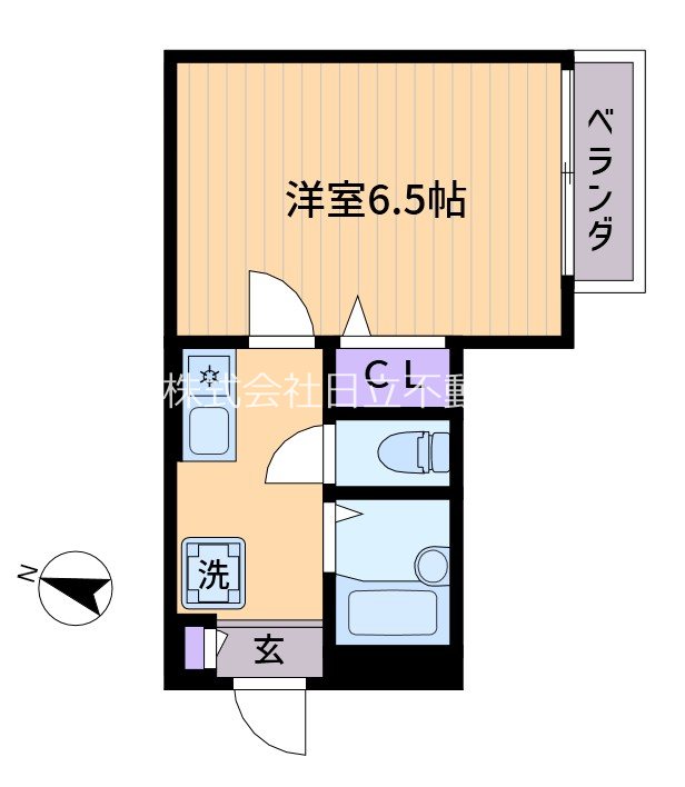 メゾン初台の間取り写真
