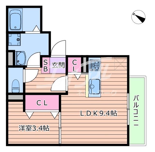 D-room川岸町の間取り写真