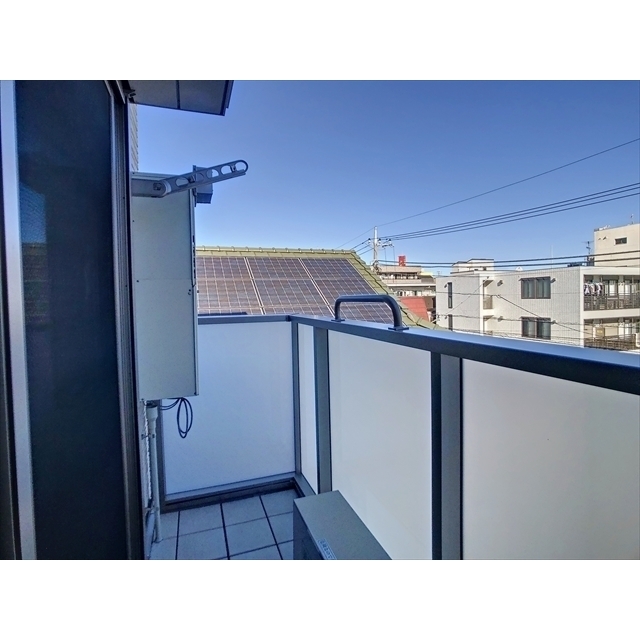 バルコニー　風通し良いベランダです